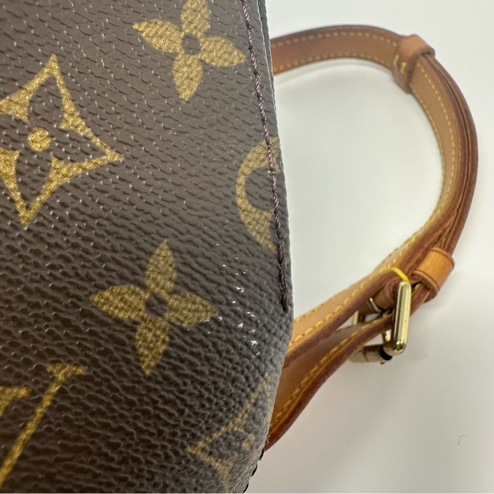 Louis Vuitton Brown and Tan Monogram Backpack - Picture 10 of 16